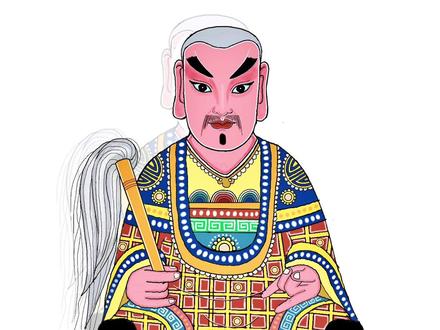 #民间艺术传承 #海南军坡非物质文化遗产 #人物绘画 ,普庵祖師画像
